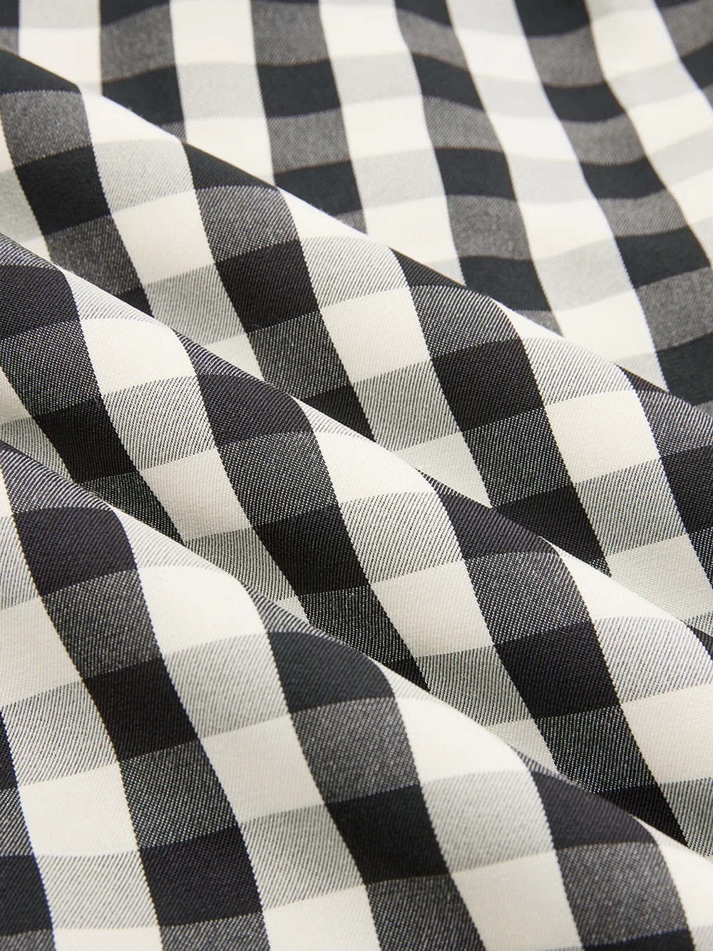 Gingham High-Waisted Pleated Midi Skirt - Picture 4 of 5